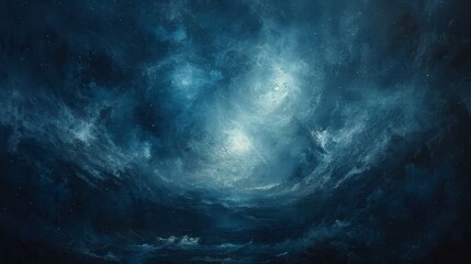 Fototapeta premium Twilight Rendezvous: Echoes of a Forgotten Starry Night