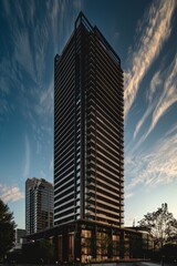 Fototapeta premium Exterior High Rise Building