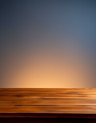 Obraz premium empty tabletop with gradient background