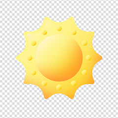 Sun icon vector design in eps 10