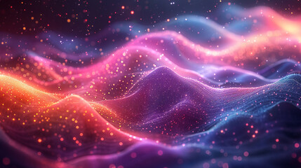 Fototapeta premium psychological space illustration Abstract 3D shapes background