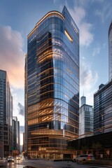 Fototapeta premium Exterior High Rise Building
