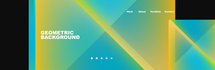 Triangle minimal web site page background design. Vector Illustration For Wallpaper, Banner, Background, Card, Book Illustration, landing page