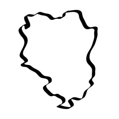 Sankuru map outline 
