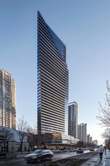 Fototapeta premium Exterior High Rise Building