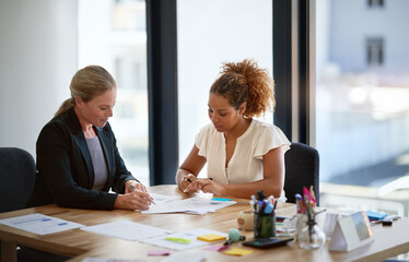 Documents, meeting and business people in office for discussion, legal consulting and agreement....