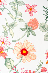 Natural textile background. Fabric texture background. Texture of natural cotton.