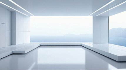 Fototapeta premium empty room with window