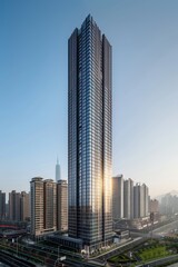 Fototapeta premium Exterior High Rise Building