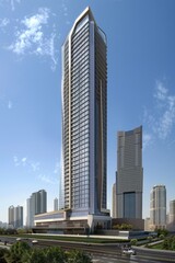 Naklejka premium Exterior High Rise Building