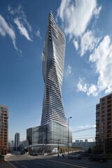 Fototapeta premium Exterior High Rise Building