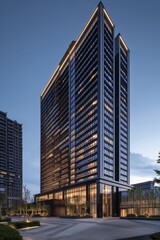 Fototapeta premium Exterior High Rise Building