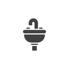 Sink unit vector icon