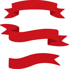 赤いリボンのセット