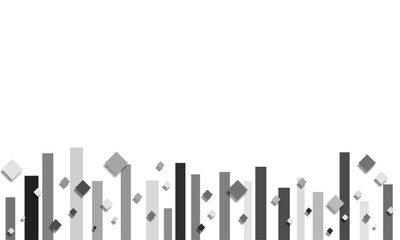 Modern black and white vector design with several lines and other objects makes for a modern background concept