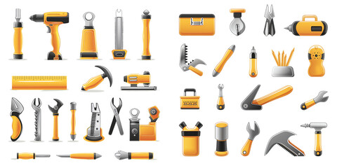 Obraz premium set of hand tools