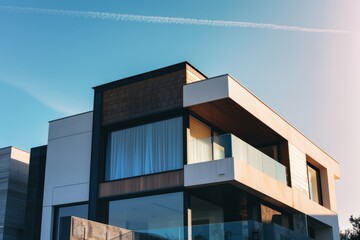 Modern north american style housing development.