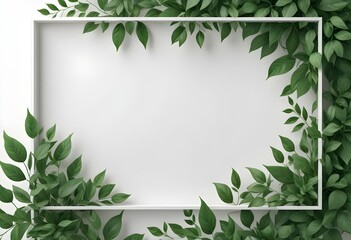 minimalist leaf frame
