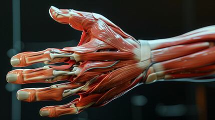 A 360-degree view of the arm muscles that details both internal and external muscles.