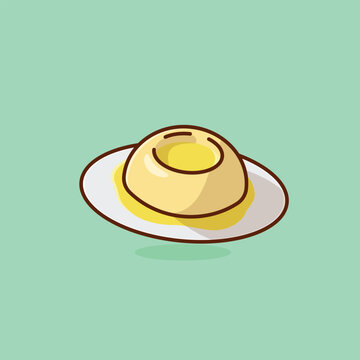 Aseeda simple cartoon vector illustration Islamic holiday concept icon isolated