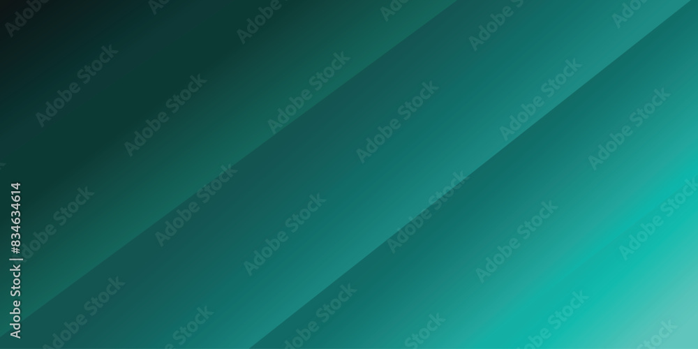 Wall mural Abstract teal gradient background vector. Perfect for backgrounds, banners, templates, wallpapers, and presentations - Wall murals