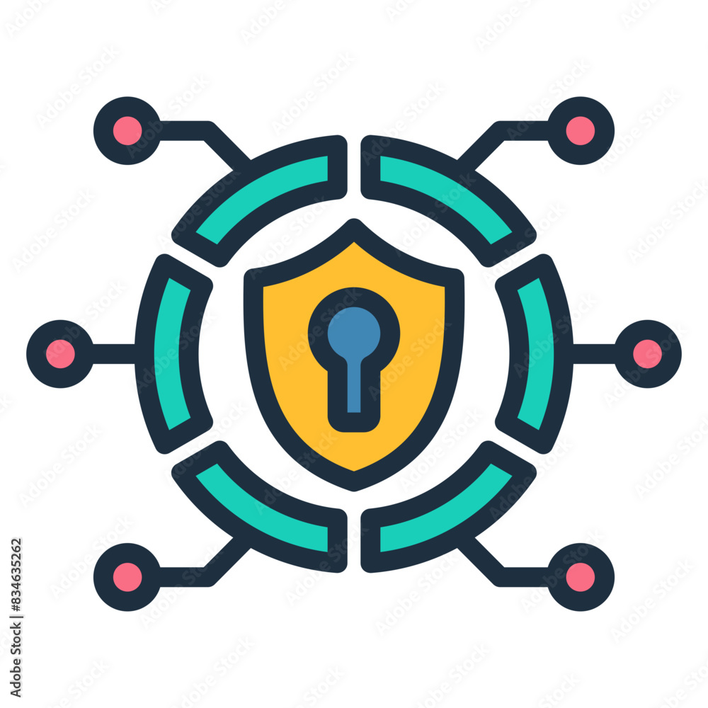 Canvas Prints Cybersecurity Icon