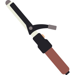 Naklejka premium Curling Iron Illustration
