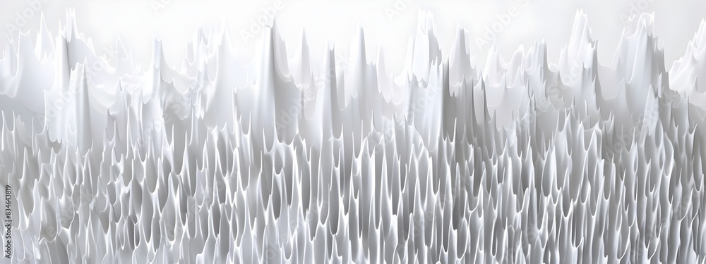 Poster abstract white noise waveform gradient shapes and lines digital minimalist background