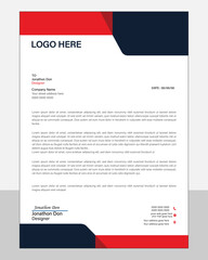 Creative simple letterhead design