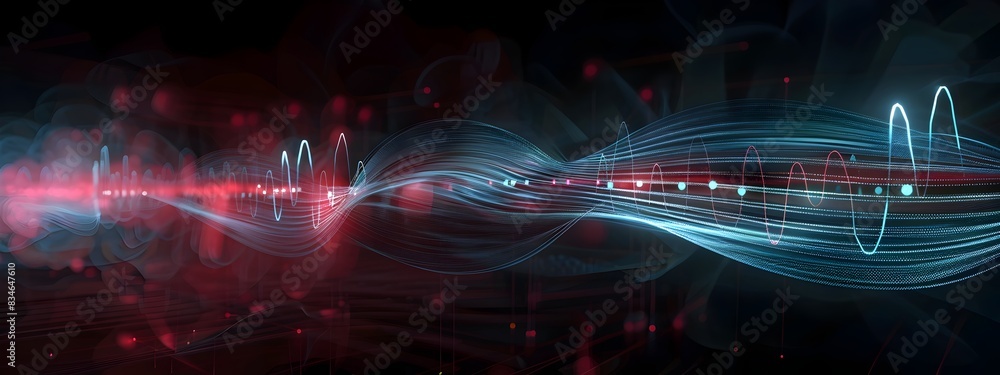 Poster coherence function a visually striking depicting the relationship between two signals