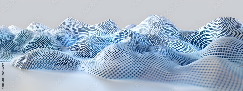 Poster corrected wavefront patterns a 3d rendered visualization of wavefront correction dynamics