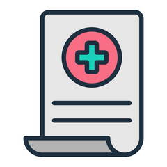 Obraz premium Prescription Icon