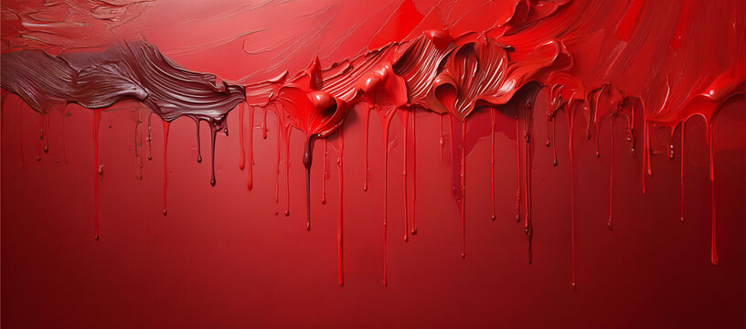 red splash paint