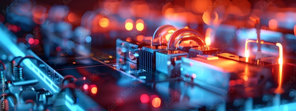 Poster frequency stabilization circuit optimizing electronic signals for precise control and connectivity