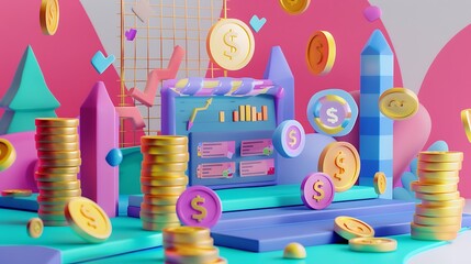 Digital Rewards Hub: Gamification Interface Design for Interactive Earning and Progress Tracking