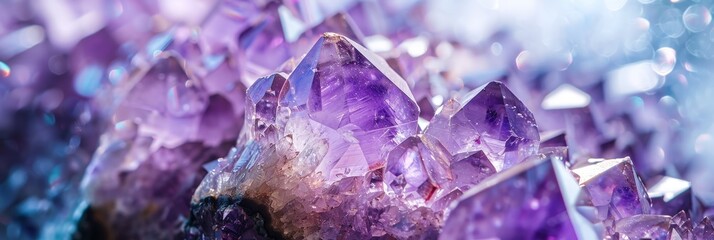 Stunning amethyst crystal cluster
