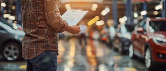 Develop a minimalist email signature for an automotive inspection expert.