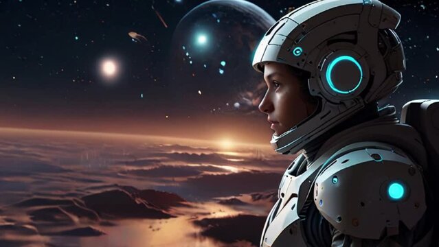 robotic white technology galaxy