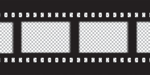 Video camera, camera roll viewfinder overlay. Camera and binocular frame vector template. Black lines on transparent background. 