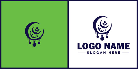 jewelry icon Accessories Adornments Ornaments flat logo sign symbol editable vector