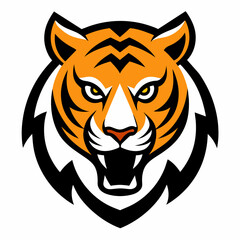 Tiger Logo Design vector illustration mascot logo