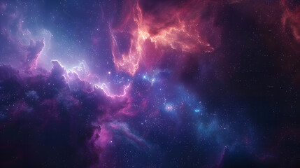 Fototapeta premium Colorful space galaxy cloud nebula. Starry night cosmos. Universe science astronomy. Supernova background wallpaper