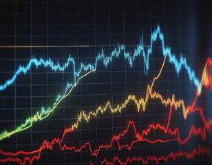 Obraz premium Su un grafico di trading, un pattern di candele pin bar segnala un potenziale punto di inversione del mercato.