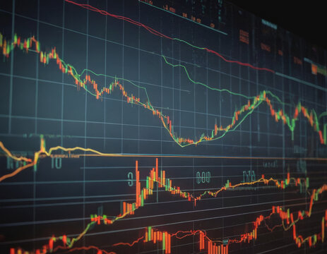Il grafico di trading &egrave; caratterizzato da bande di Bollinger che si stringono, segnalando una possibile esplosione di volatilit&agrave;.