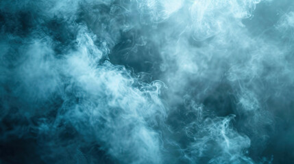 Obraz premium Blue sky with puffy white clouds
