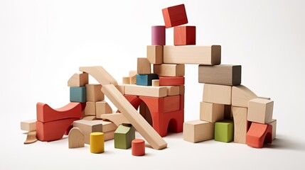 Obraz premium Building blocks featuring revolutionary designs and cuttingedge materials