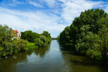 Old town of Regensburg, UNESCO World Heritage Site, state capital of the Upper Palatinate