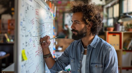 Collab with Designers at office working