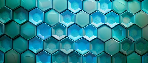 Naklejka premium pattern, hexagon, texture, honeycomb, design, vector, wallpaper, seamless, geometric, illustration, hexagonal, shape, backdrop, metal, cell, technology, grid, tile, light, blue, business, structure, 