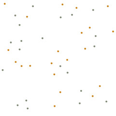 Seamless pattern. Vector illustration. Light background seamless pattern with multi-colored polka dots. Muted colors. Small drawing. Lots of air. Trendy colors and style.